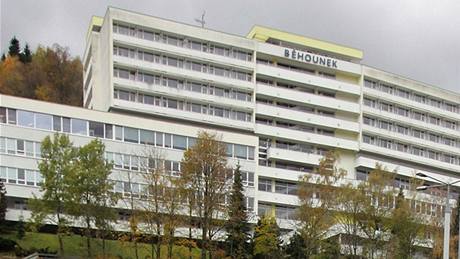 Lázeňský hotel Běhounek v Jáchymově.