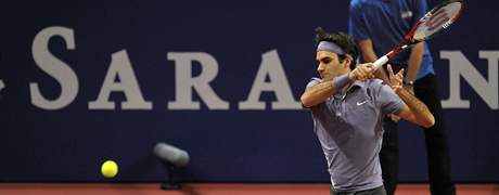 I FEDERER POMOHL. Mezi zápasy, na které sázka vsadil, bylo i utkání Rogera Federera.
