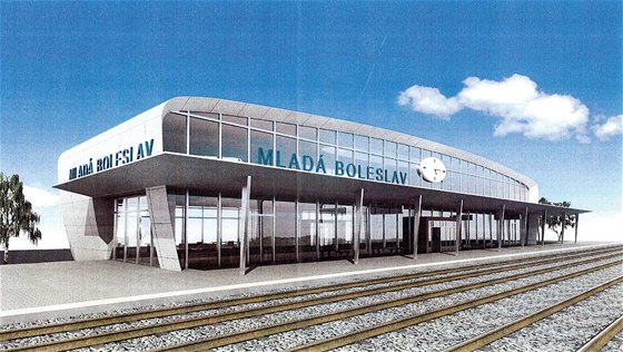 Takto by mohlo vypadat nová budova nádraí v Mladé Boleslavi.