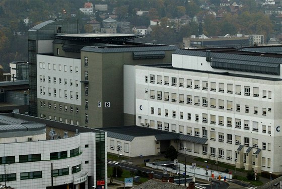 Areál ústecké Masarykovy nemocnice spadající pod Krajskou zdravotní