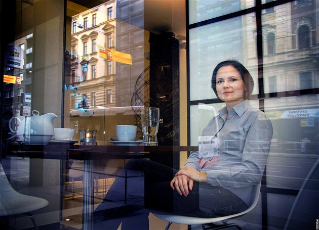 Markéta Reedová v pra�ské kavárn� Café B. Braun. (3. listopadu 2010)