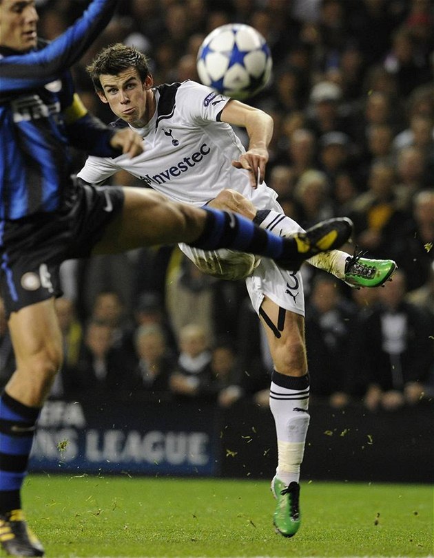 HVZDA. Gareth Bale z Tottenhamu byl v utkání Interem Milán nejlepím hráem.