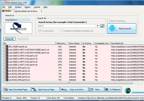 Rapidshare Search Tool 