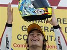 Krsn zvr sezony pro Karla Abrahama. esk motocyklista vyhrl zvod MS ve Valencii ve td Moto2.