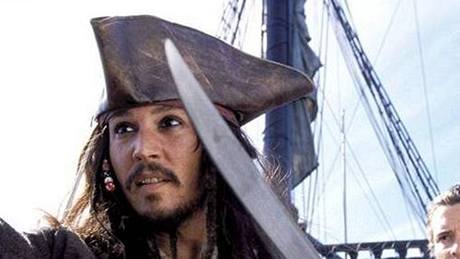 Piráti z Karibiku: Prokletí erné perly - Johnny Depp a Orlando Bloom