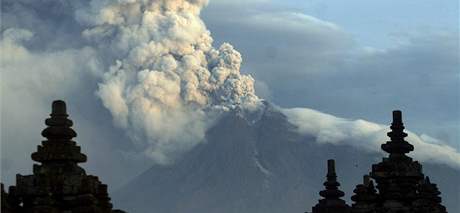 Sopka Merapi (10. listopadu 2010)