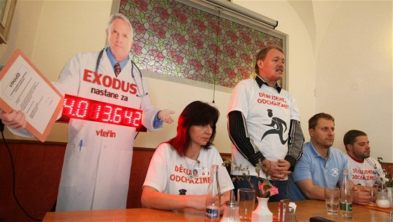 Také na Vysoin zkraje roku 2011 protestovali lékai. Ilustraní snímek