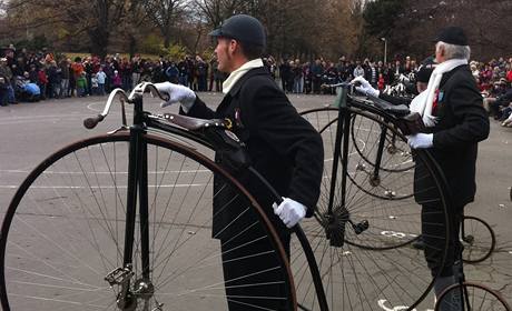 Velocipedist na Prask mli