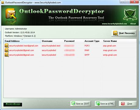 OutlookPasswordDecryptor