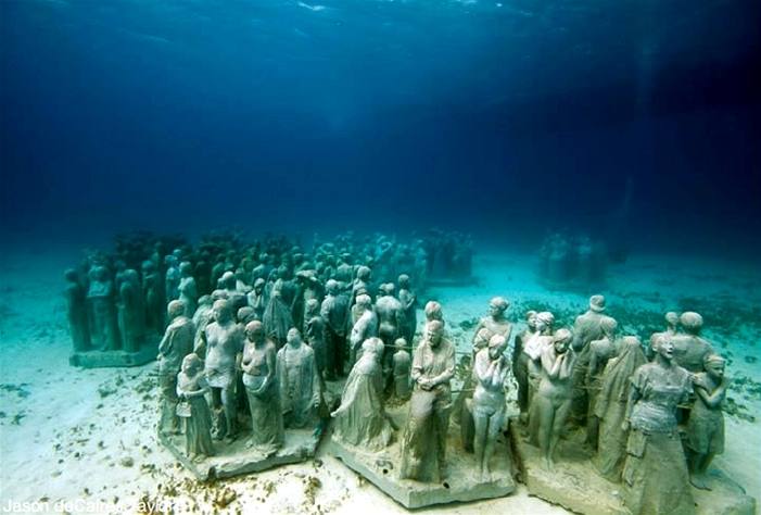 Podmoské muzeum v Cancúnu