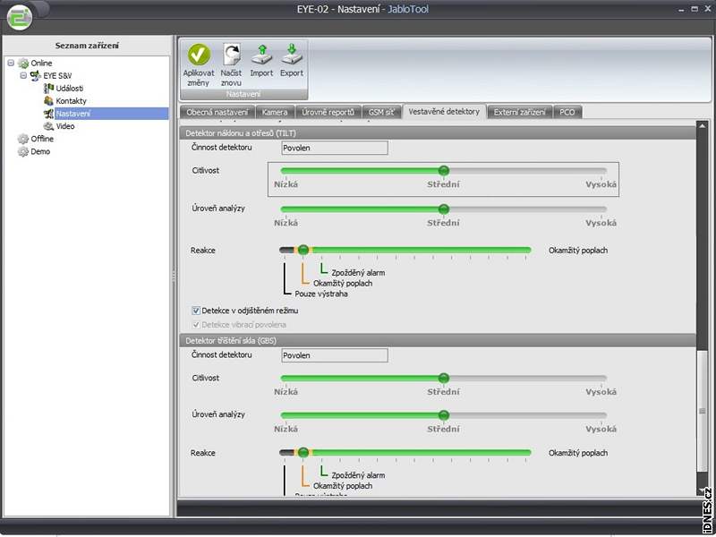 Bezpenostní GSM kamera Jablocom EYE-02