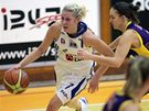 enská basketbalová liga, Czech Coal Aldast Strakonice, Slovanka Mladá Boleslav.  Strakonice (bílé): /7/ Lucie Baláková - Mladá Boleslav: /7/ Adéla Filaová, /12/ Lenka ípová.