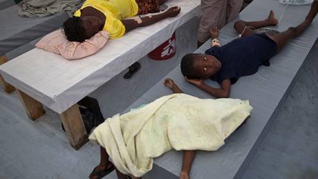Epidemie cholery suuje Haiti
