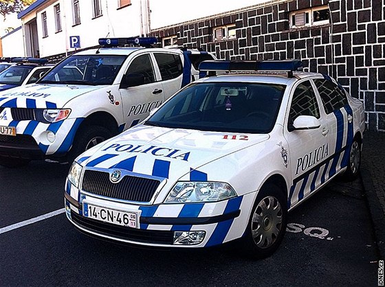 Policejní kodovka na Azorských ostrovech