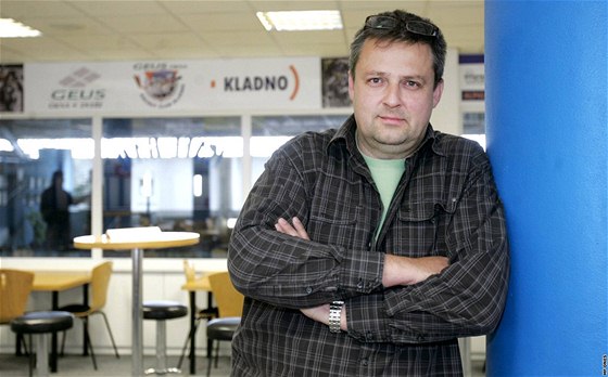Milan Volf u v ele Kladna jednou stál, na snímku po volbách v roce 2010.