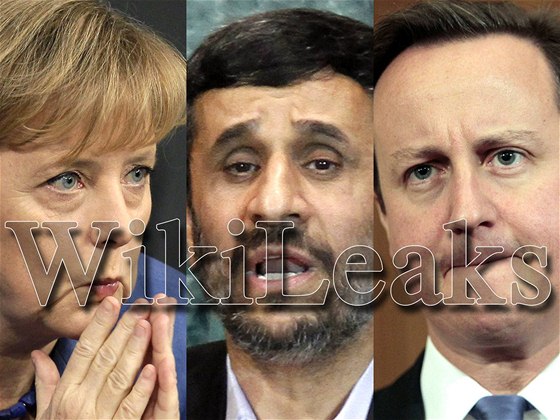Angela Merkelová, Mahmúd Ahmadíneád a David Cameron