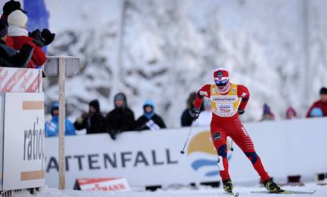 ZASE VTZ. Norsk bkyn na lych Marit Bjrgenov finiuje pro dal triumf.