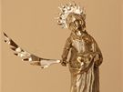 Figura z relikviáe svaté Pavlíny, patronky msta Olomouce, který pedstaví ve zrekonstruované podob Muzeum umní v rámci velkolepé výstavy Olomoucké baroko letos od 2. prosince.