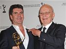 Emmy 2010 - S. Cowell (vlevo) a R. Murdoch