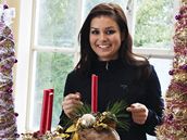 Floristka Dagmar Dít�tová, absolventka Floristické st�ední �koly v Hradci Králové