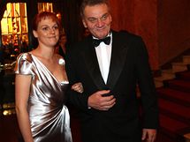 Bohuslav Svoboda dorazil na ples společně s dcerou Barbarou.