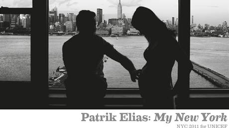 Patrik Eliá� (na snímku vlevo se svou man�elkou) nafotil v New Yorku kalendá� pro UNICEF