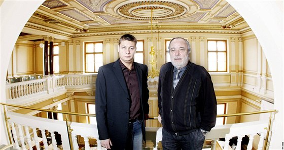 Jakub Rychtecký a Josef Kubát (vpravo)