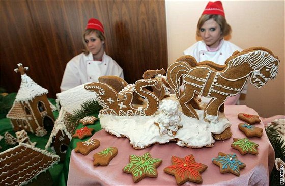 V brnnském hotelu International se konala výstava vánoního cukroví a perník.