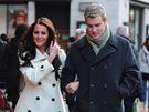 Dvojnice Kate Middletonové Kate Bevanová s dvojníkem prince Williama Markem Rattiganam 