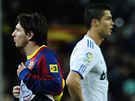 Dvě největší hvězdy španělské ligy: Messi z Barcelona a Ronaldo z Realu Madrid