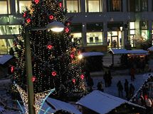 Vánoční strom a trhy v Ústí nad Labem