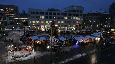 Vánoní strom a trhy v Ústí nad Labem