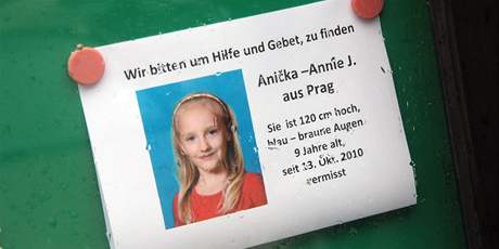 Pátrání po devítileté Anice ve Vídni.