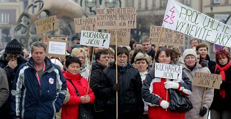 Stávka v Královéhradeckém kraji zatíila hlavn dti, které chtly jíst v jídeln. Ilustraní foto
