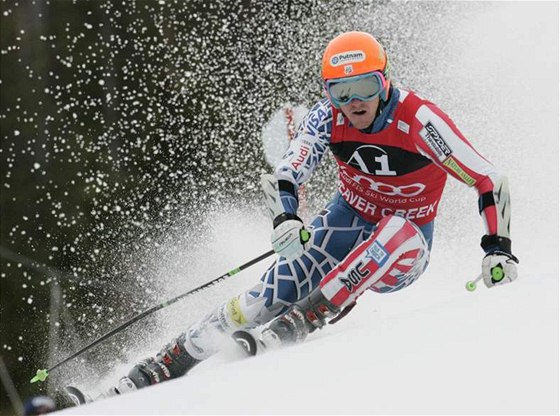 Ted Ligety pi obím slalomu v Beaver Creeku