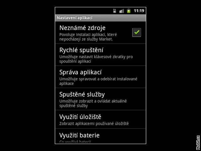 Nový Android 2.3 s kódovým oznaením Gingerbread .