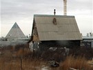 Astana - chatre mezi futuristickými budovami