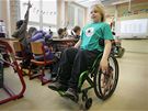 Desetilet Ivan Nestval, kter prodlal akutn diseminovanou encefalomyelitidu a je upoutn na invalidn vozk.