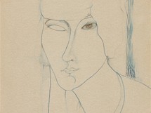 Amedeo Modigliani - Portrt Ghitty (1918)