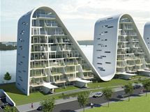 Projekt studia Henning Larsen Architects pot i s  podzemnmi garemi