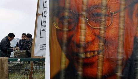 Portrét vznného ínského disidenta Liou Siao-poa