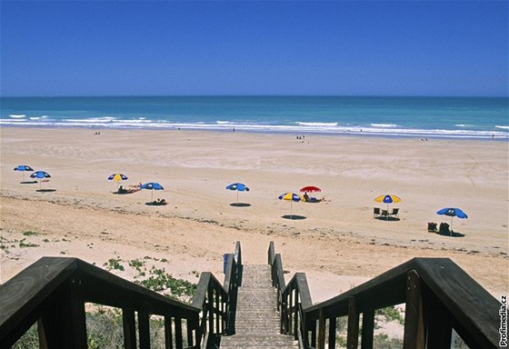 Plá Cable Beach v Austrálii
