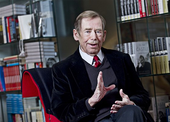 Václav Havel při rozhovoru pro MF DNES.
