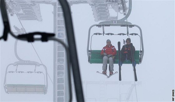 Na Silvestra bude v provozu i nedávno otevená lanovka v ervené Vod.