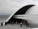 Nov otevené muzeum Oscara Niemeyera v brazilském Niterói (15. prosince 2010)