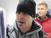 Tomá Rolinek pichází na sraz reprezentace