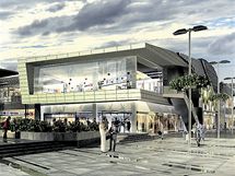 Takto má vypadat nové nákupní centrum ve středu Jablonce. Vyroste na místě dnešního obchodního domu Jabloň