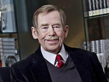 Vclav Havel pi rozhovoru pro MF DNES.