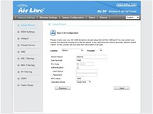 screenshoty router airlive 