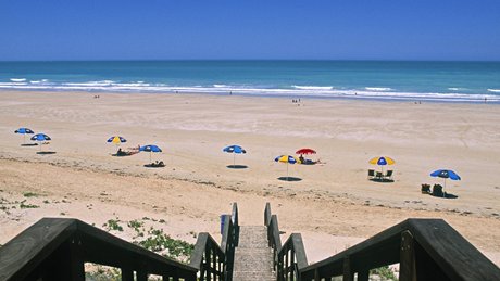 Plá Cable Beach v Austrálii